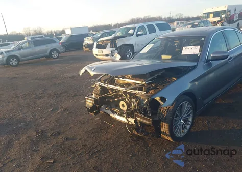 2019 BMW 540I из США, поврежденный, VIN WBAJE5C54KWW14086